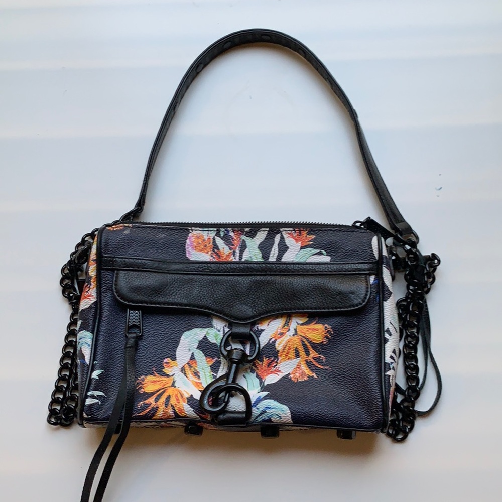 Birds of paradise black Rebecca Minkoff purse